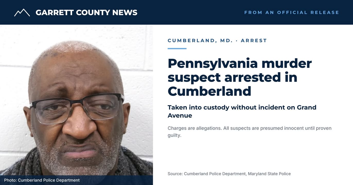Police arrest Pennsylvania murder suspect in Cumberland search