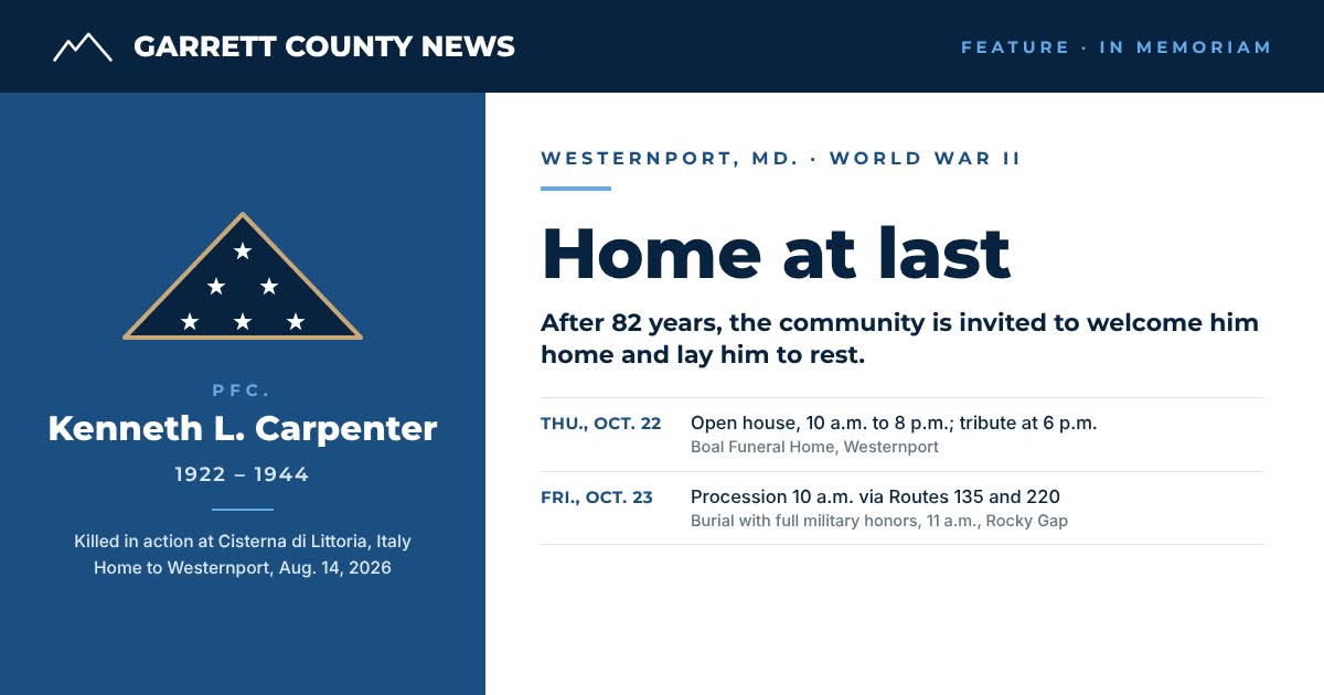 Home at last: Westernport soldier killed in WWII returns after 82 years