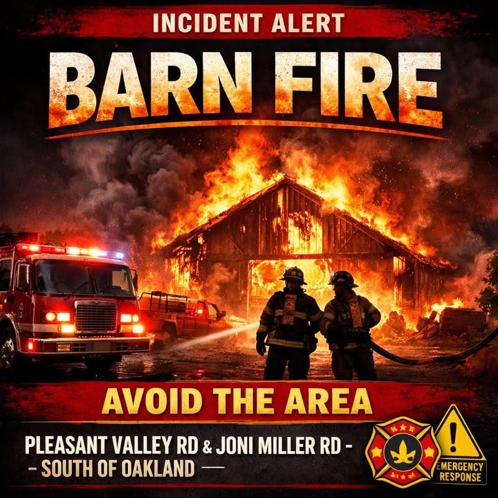 Notice: Active Fire Response – Avoid the Area